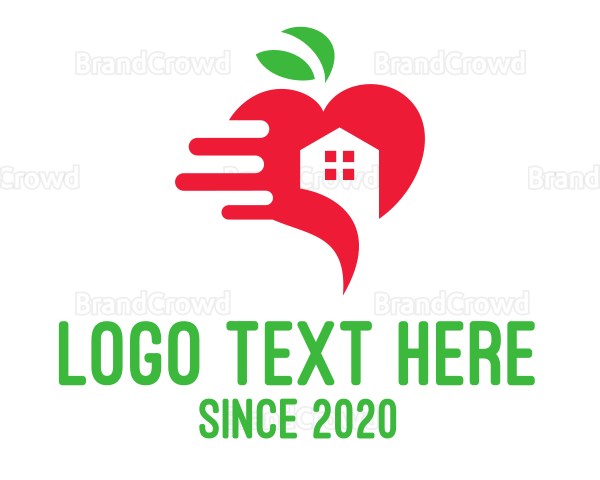 Red Apple House Delivery Logo