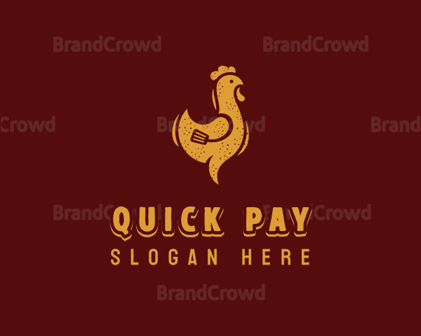 Grilled Smoked Chicken BBQ Logo