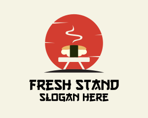 Stand - Japanese Sushi Grill logo design