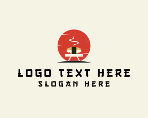Stand - Japanese Sushi Grill logo design