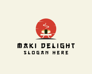 Japanese Sushi Grill logo design