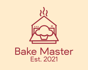 Oven - Muffin Oven Bakery logo design