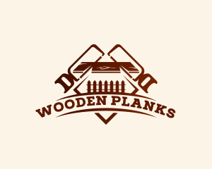 Carpentry Hacksaw Woodwork logo design