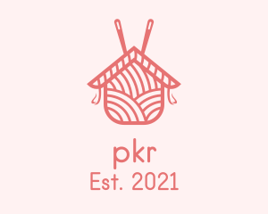 Knit - Pink House Crochet logo design