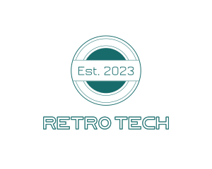 Retro Tech Gaming logo design