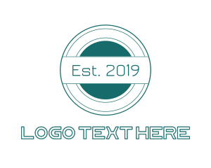 80s - Tech & Retro Circle logo design