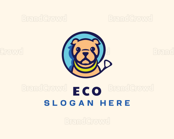 Pet Dog Leash Logo