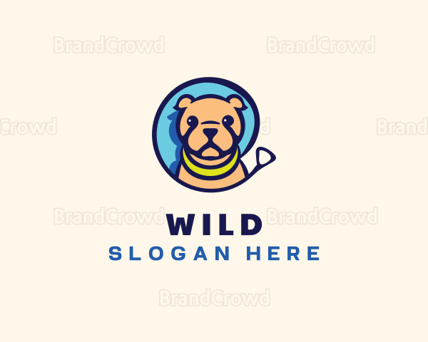 Pet Dog Leash Logo