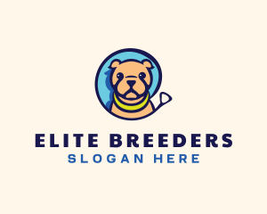 Pet Dog Leash  logo design