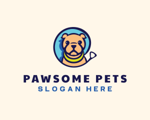 Pet Dog Leash  logo design