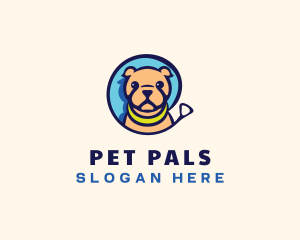 Pet Dog Leash  logo design