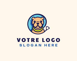 Pet Dog Leash  logo design