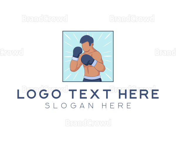 Male Boxing Sport Logo