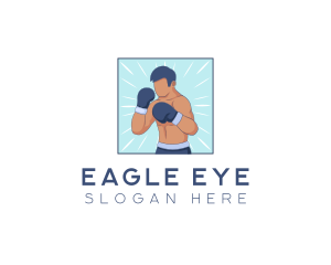 Male Boxing Sport Logo