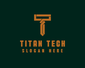 Industrial Company Letter T  logo design