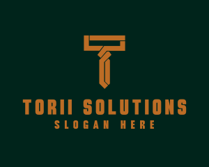 Industrial Company Letter T  logo design