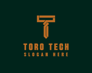 Industrial Company Letter T  logo design