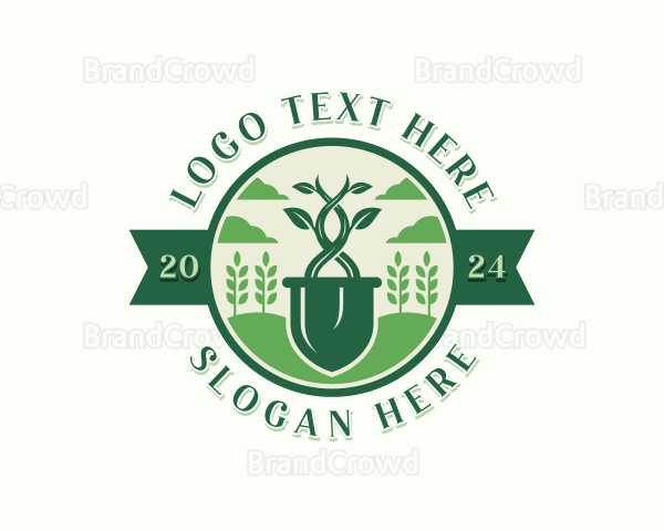 Shovel Plant Landscaping Logo