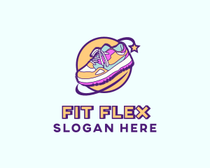 Sports Runner Shoes logo design