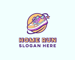 Sports Runner Shoes logo design