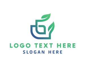 Bamboo - Leafy Bamboo Letter G logo design