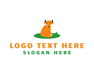 Pet - Cute Wild Fox logo design