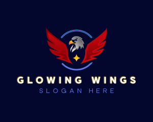 Winged Crest Eagle logo design