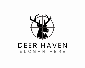 Target Deer Hunting logo design