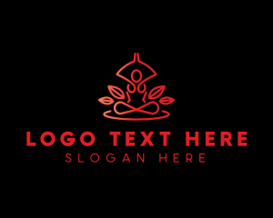 Therapy - Yoga Meditation Spa logo design