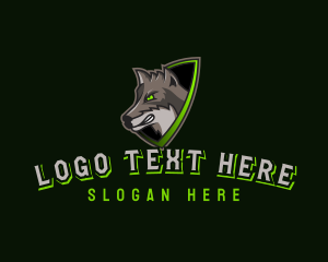 Hound - Angry Wolf Gaming logo design