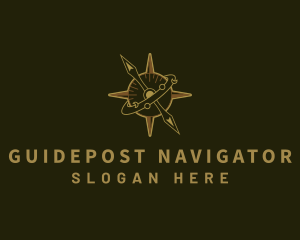 Navigator - Compass Navigation Astrology logo design