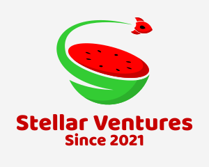 Rocket Watermelon Juice  logo design