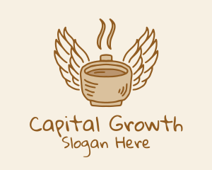 Angel Wings Coffee Logo