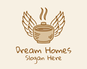 Angel Wings Coffee Logo