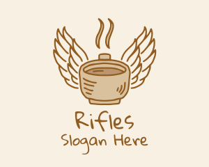 Angel Wings Coffee Logo