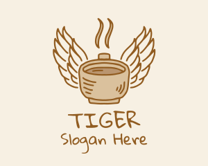 Angel Wings Coffee Logo