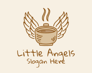 Angel Wings Coffee logo design