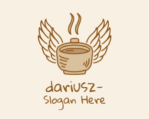 Coffeehouse - Angel Wings Coffee logo design