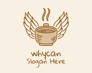 Coffee Farm - Angel Wings Coffee logo design