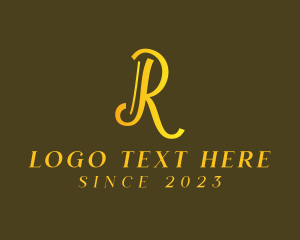 Beauty - Royal Hotel Letter R logo design
