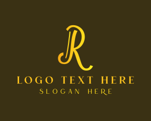 Luxury - Royal Hotel Letter R logo design