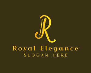 Royal Hotel Letter R logo design