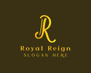 Royal Hotel Letter R logo design