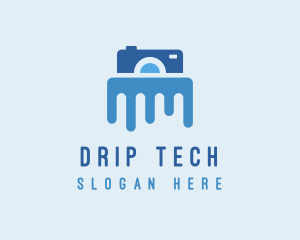 Dripping - Camera Drip Studio logo design
