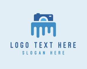 Photography - Camera Drip Studio logo design