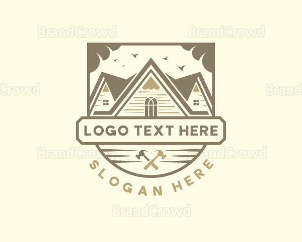 House Roof Builder Logo