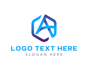 Advisory - Modern Letter A Business logo design