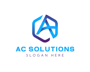 Modern Letter A Business logo design