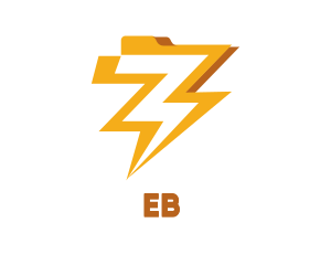 Electric - Yellow Thunder File logo design