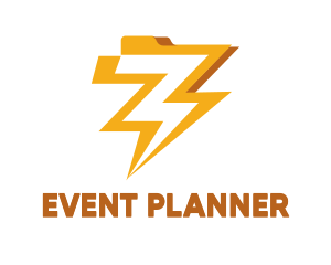 Flash - Yellow Thunder File logo design